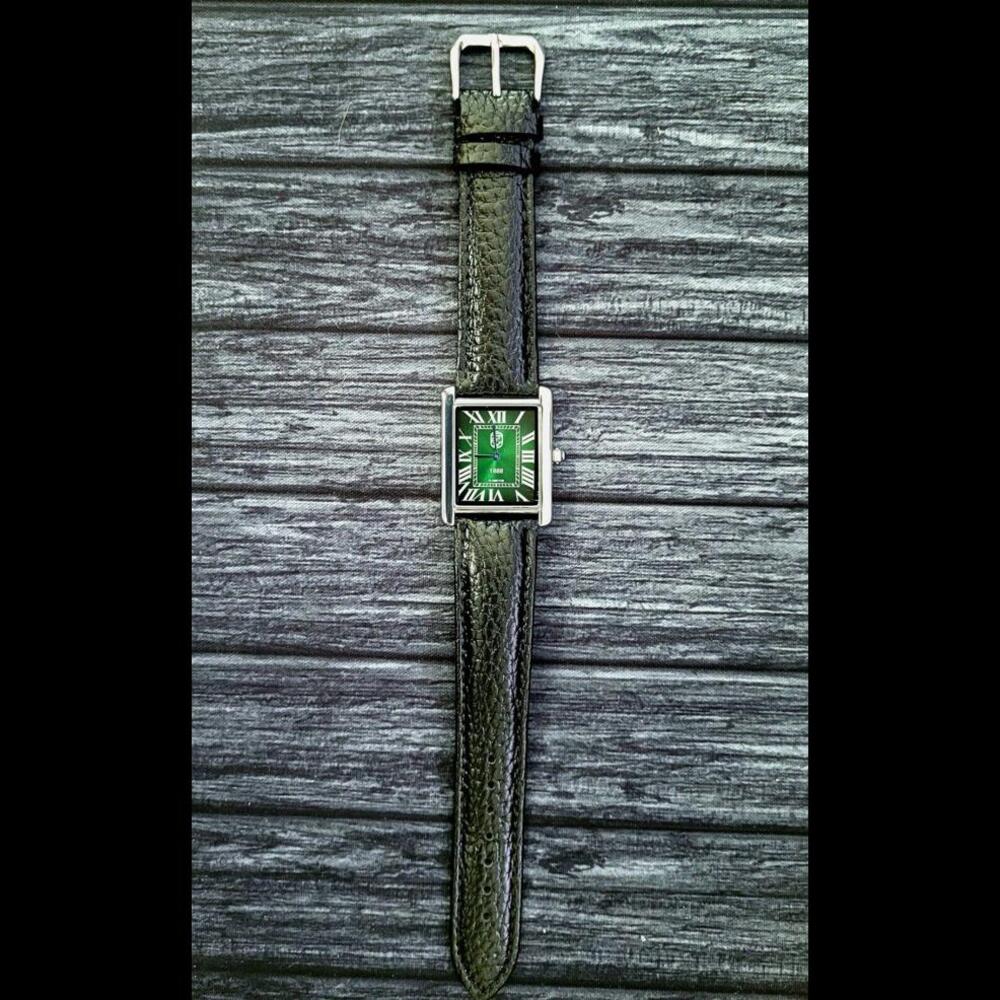 Pierre Lucerne Colours Emerald 1888 Mens Tank Watch - Picture 6 of 14